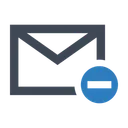 Free Remove Delete Email Icon