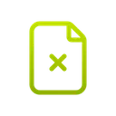 Free Remove File File Delete File Icon