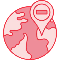 Free Remove Location  Icon