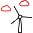 Free Renewable cloudy  Icon
