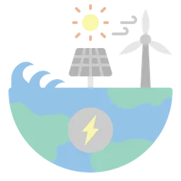 Free Renewable Energy  Icon