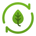 Free Renewable Leaf  Symbol