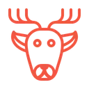 Free Rentier Weihnachten Hirsch Icon