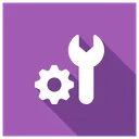 Free Repair Wrench Setting Icon