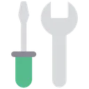 Free Wrench Screw Driver Wrench Screwdriver Icon