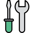 Free Wrench Screw Driver Wrench Screwdriver Icon