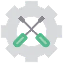 Free Screwdriver Maintenance Setting Icon