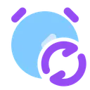 Free Repeat Clock Repeat Time Time Icon