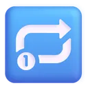 Free Single Button Color Icon