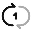 Free Repeat One  Icon