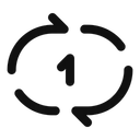 Free Repeat One Icon