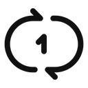 Free Repeat One Icon