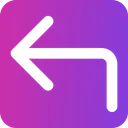 Free Reply Left Arrow Direction Icon