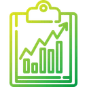 Free Report Growth Graphic Icon