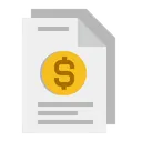 Free File Money Finance Icon