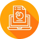 Free Reporting Online Sales Icon