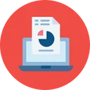 Free Reporting Online Sales Icon