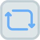 Free Repost Communication Arrows Icon