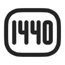 Free Outline Resolution Icon
