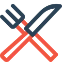 Free Restaurant Knife Fork Icon