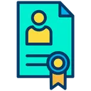 Free Cv Resume Profile Biodata Icon