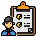 Free Resume Portfolio Clipboard Icon