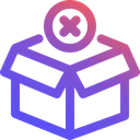 Free Return Delivery Box  Icon