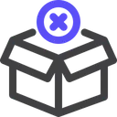 Free Return Delivery Box  Icon