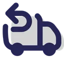 Free Return Delivery Truck Box Icon