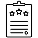 Free Email Star Evaluation Icon