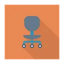Free Revolving Chair Office Icon