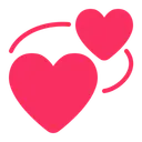 Free Hearts Flat Icon