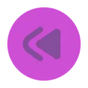 Free Rewind Back Circle Icon