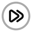 Free Rewind Forward Circle  Icon