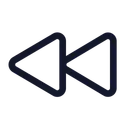Free Rewind Back Previous Icon