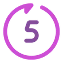 Free Rewind Seconds Forward Icon