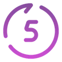 Free Rewind Seconds Forward Icon