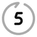 Free Rewind Seconds Forward  Icon