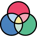 Free RGB Farbmodell Farbstruktur Symbol