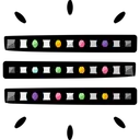 Free Tiras Rgb Icono