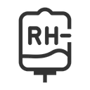 Free Rh-negatives Blut  Symbol