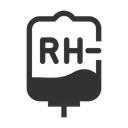 Free Rh Negative Blood  Icon