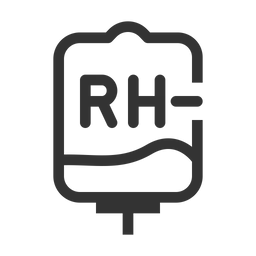 Free Rh Negative Blood  Icon