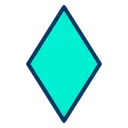 Free Diamond Rhombus Shape Icon