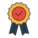 Free Ribbon Election Approve Icon
