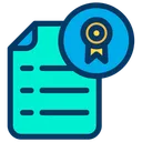 Free Award Document File Icon