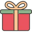 Free Ribbon Gift Box Icon