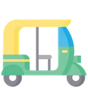 Free Ricksaw Rickshaw Auto Rickshaw Icon