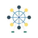 Free Riesenrad Karneval Symbol