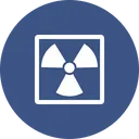 Free Riesgo Biologico Desintegracion Nuclear Radiactivo Icono